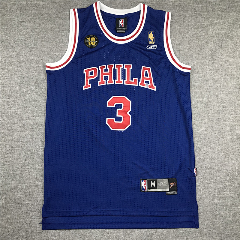 Years 76ers Anniversary Embroidery Jersey S-2XL 76 10