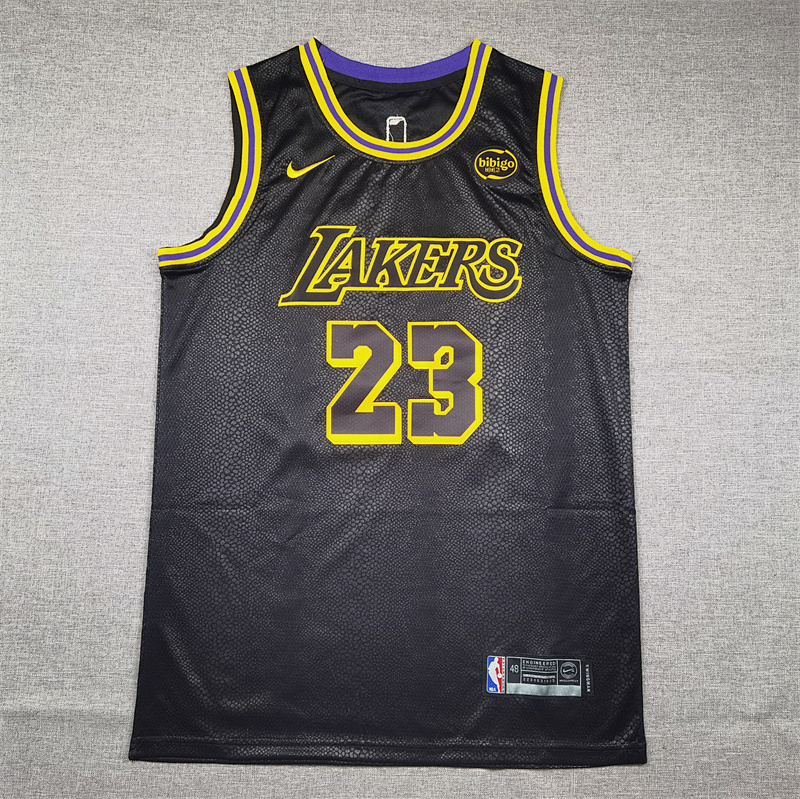 Lakers Embroidery Jersey S-2XL