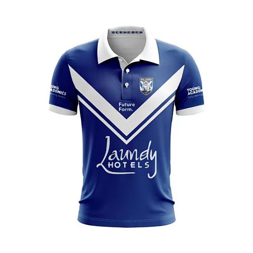 Canterbury-Bankstown Bulldogs Polo Rugby Jersey S-5XL S-5XL