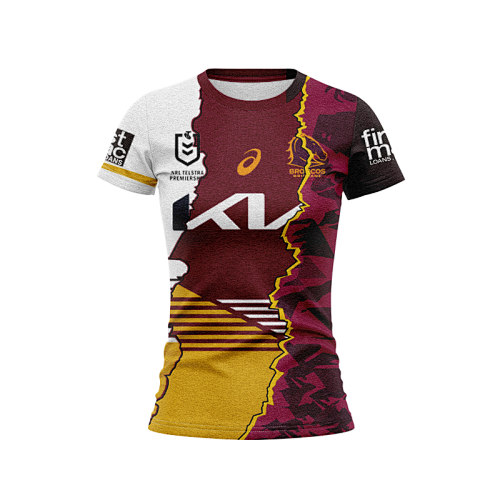 Brisbane Broncos Women Rugby Jersey S-Xl