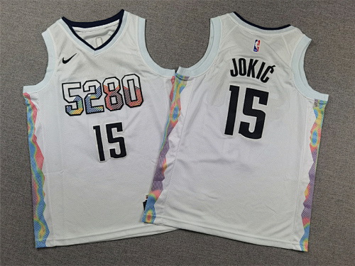 Nuggets Kids City Edition Embroidery Jersey S-2XL