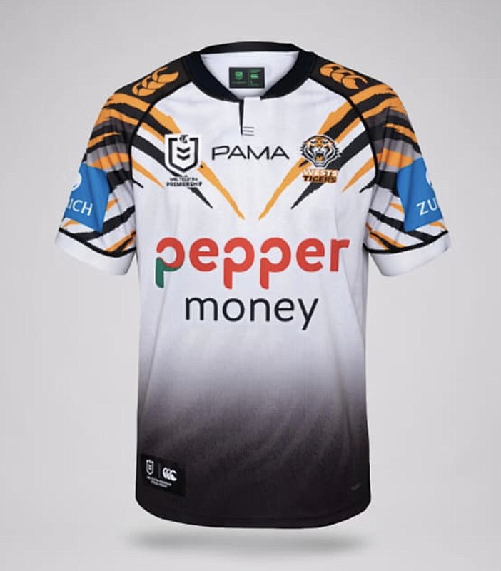 Wests Tigers Away Rugby Jersey S-5XL S-5XL