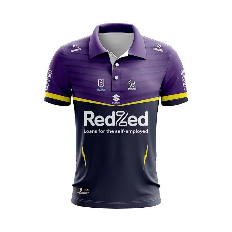 Melbourne Storm Polo Rugby Jerseys S-5XL PoloS-5XL