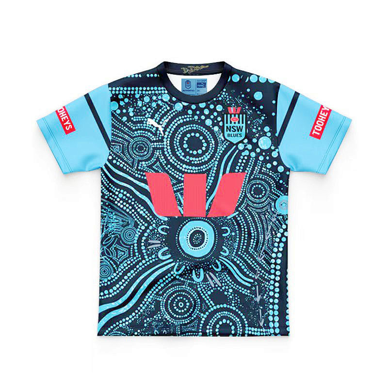 Nsw Blues Kids Rugby Jersey 16 -26