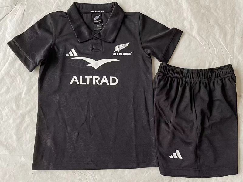 Zealand All Blacks Kids Rugby Jerseys+shorts 16 -26