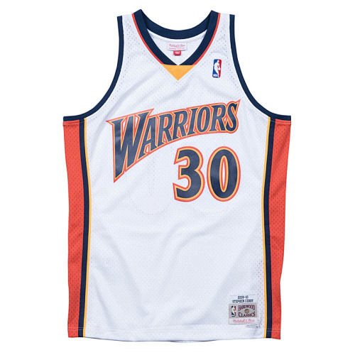 09-10 Warriors Retro Embroidery Jersey S-2XL