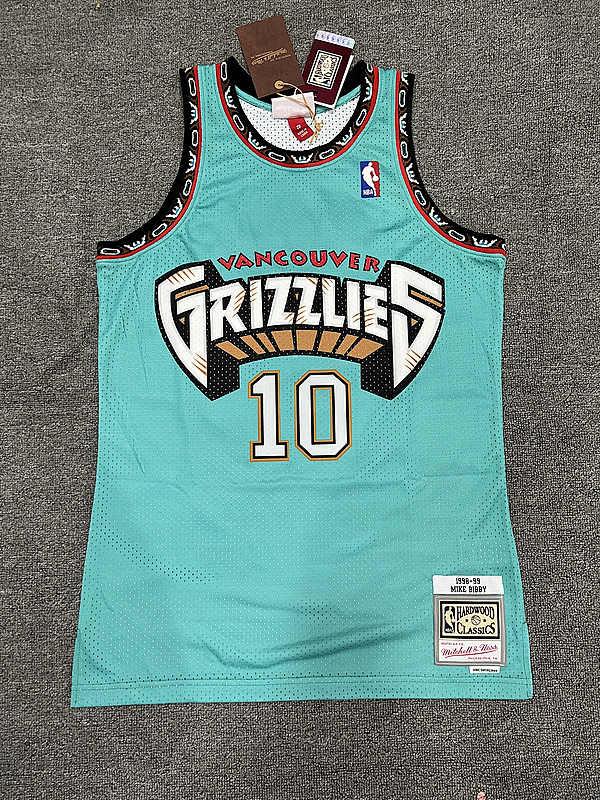 98-99 Grizzlies Retro Jersey S-2XL