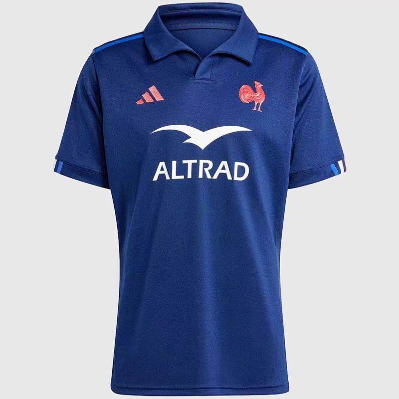 France Home T-shirt Rugby Jersey S-5XL T S-5XL