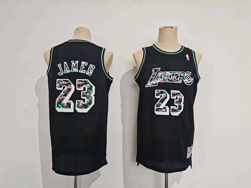 Lakers Retro Embroidery Jersey S-2XL