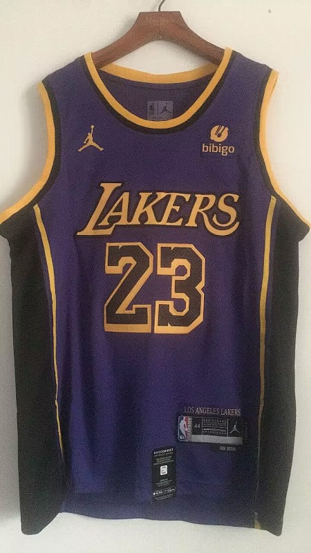 Lakers Embroidery Jersey S-2XL