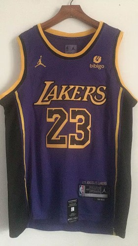 Lakers Embroidery Jersey S-2XL