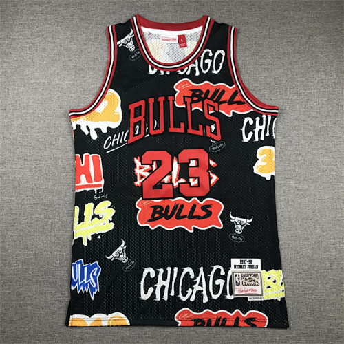 Bulls Embroidery Jersey S-2XL