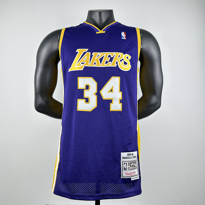 99-00 Lakers Retro Embroidery Jersey S-2XL