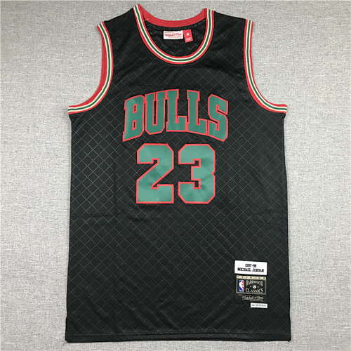 97-98 Bulls Retro Embroidery Jersey S-2XL