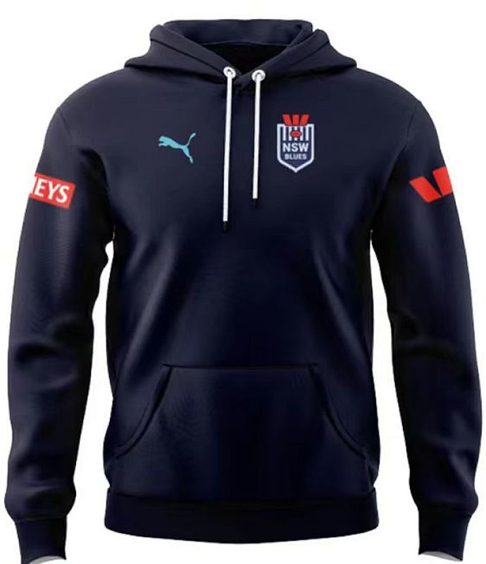 Nsw Blues Embroidery Hoodie S-3XL