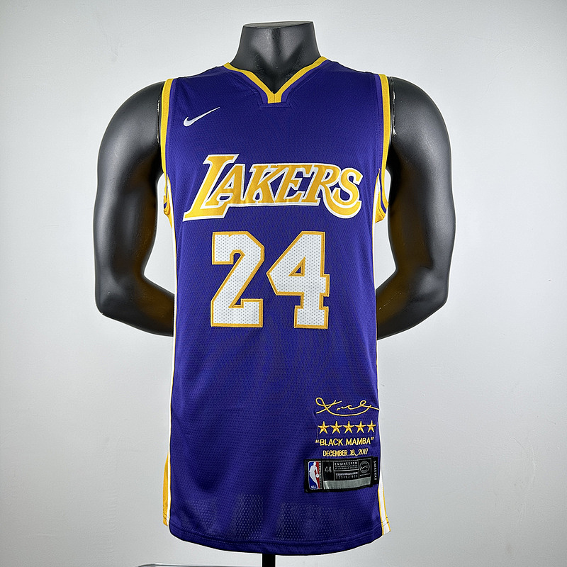 Lakers Embroidery Jersey S-2XL