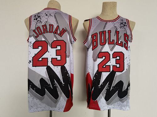 Bulls Embroidery Jersey S-2XL