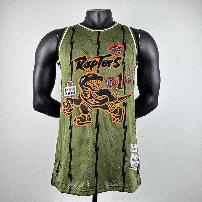 98-99 Raptors Retro Embroidery Jersey S-2XL