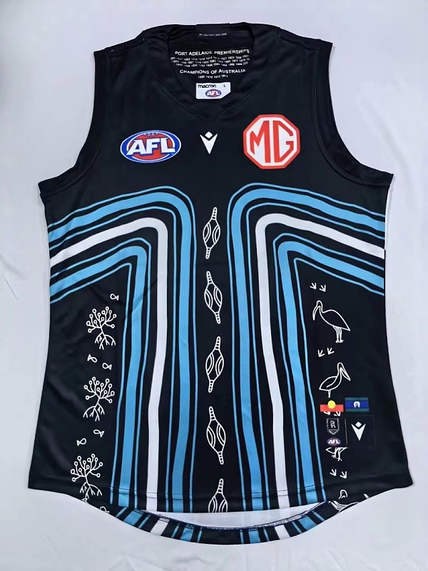 Port Adelaide-Power Vest Jersey S-3XL - Afl