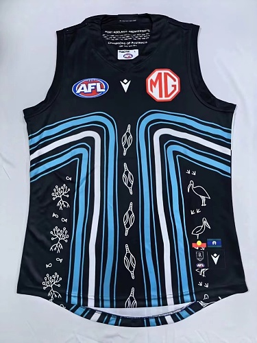 Port Adelaide-Power Vest Jersey S-3XL - Afl