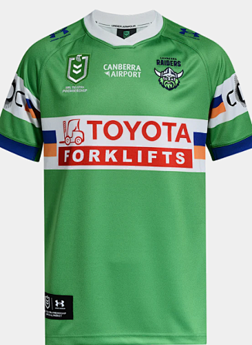 Canberra Raiders Home Rugby Jerseys S-5XL S-5XL