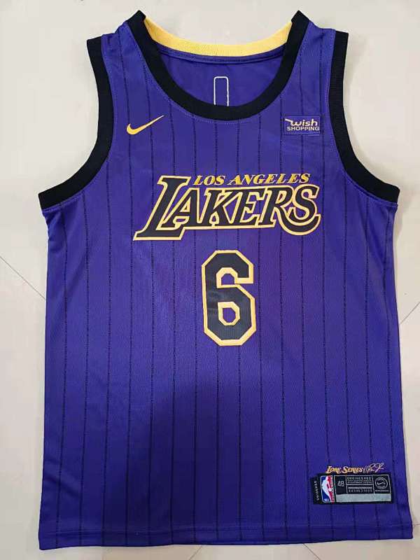 Lakers Embroidery Jersey S-2XL
