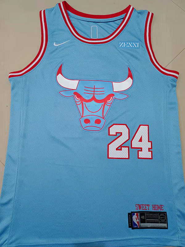 Bulls Embroidery Jersey S-2XL