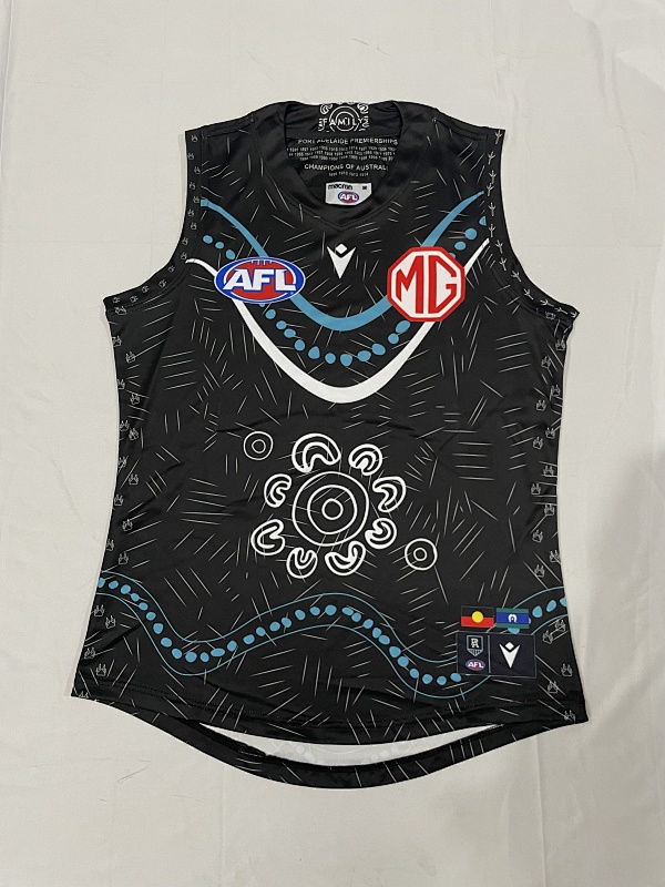 Port Adelaide-Power Vest Jersey S-2XL - Afl
