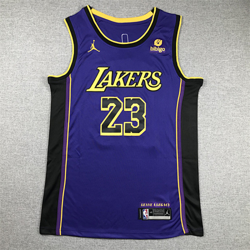Lakers Embroidery Jersey S-2XL