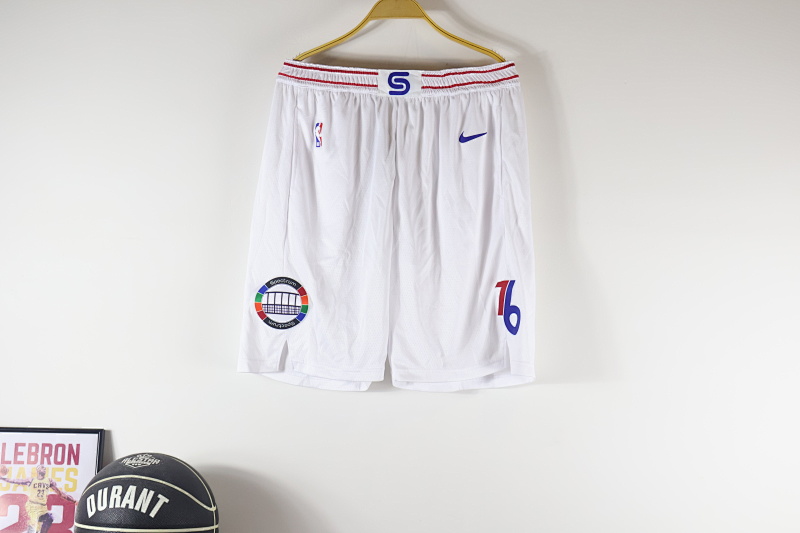 25 76ers City Edition Shorts S-2XL 76