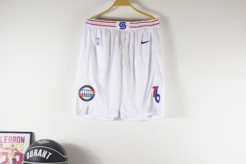 25 76ers City Edition Shorts S-2XL 76