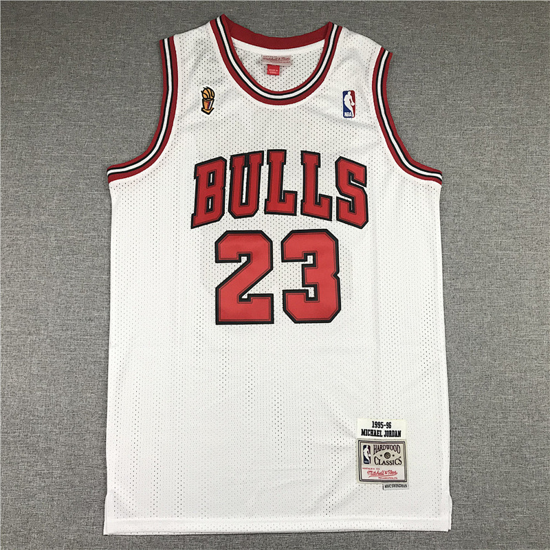 95-96 Bulls Retro Embroidery Jersey S-2XL