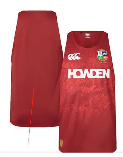 British & Irish Lions Vest Rugby Jersey S-3XL S-3XL