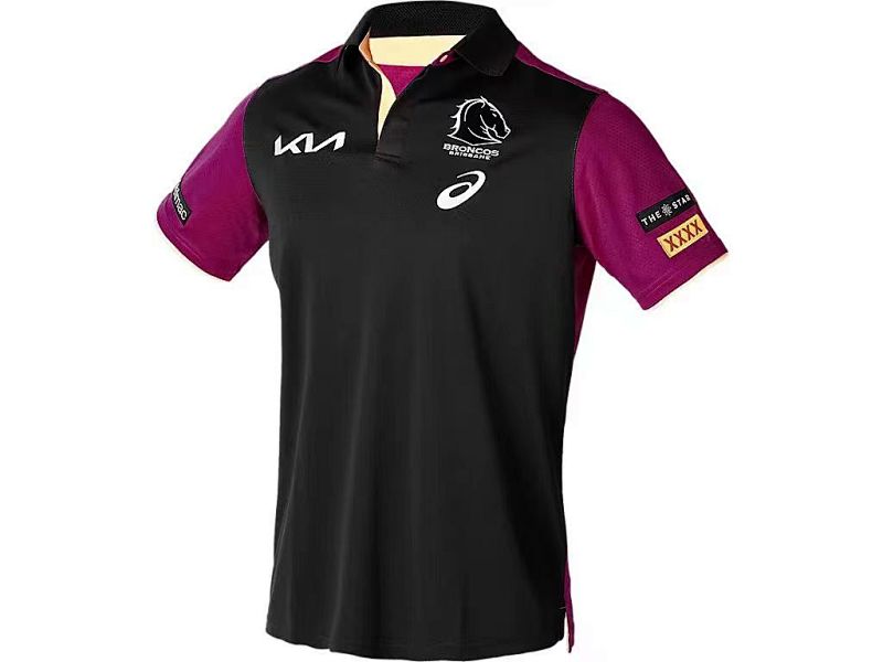 Brisbane Broncos Polo Rugby Jersey S-5XL Polo S-5XL