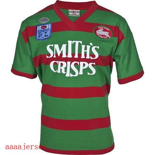 South Sydney Rabbitohs Retro Rugby Jersey S-5XL S-5XL