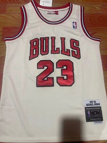 97-98 Bulls Retro Embroidery Jersey S-2XL