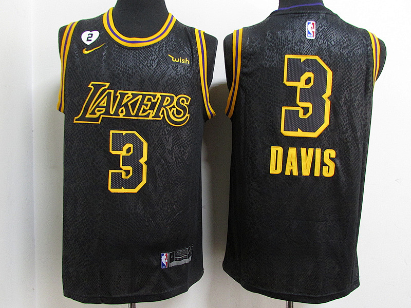 Lakers City Edition Embroidery Jersey S-2XL