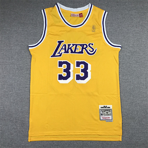 84-85 Lakers Retro Embroidery Jersey S-2XL