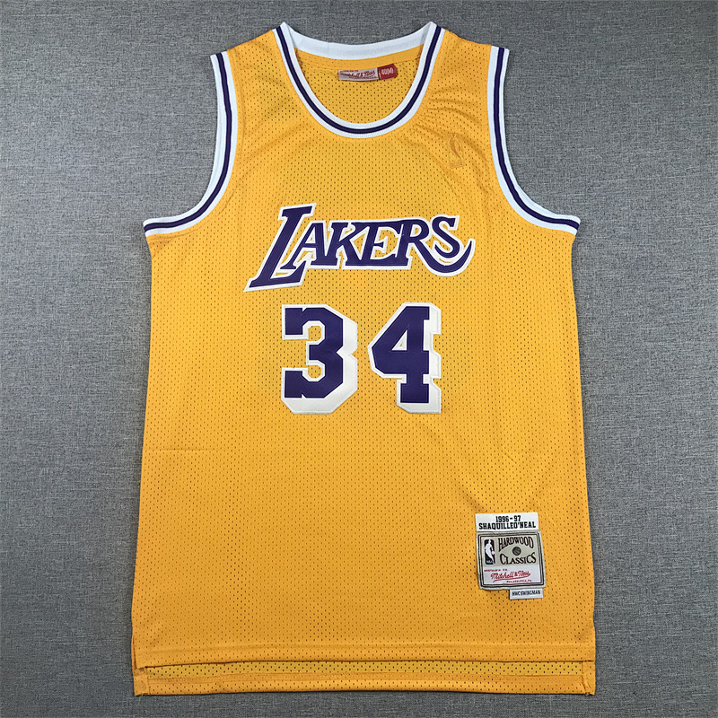 Lakers Retro Embroidery Jersey S-2XL