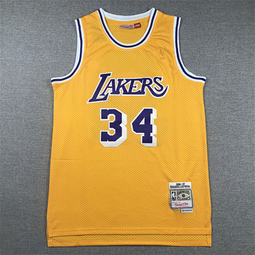 Lakers Retro Embroidery Jersey S-2XL