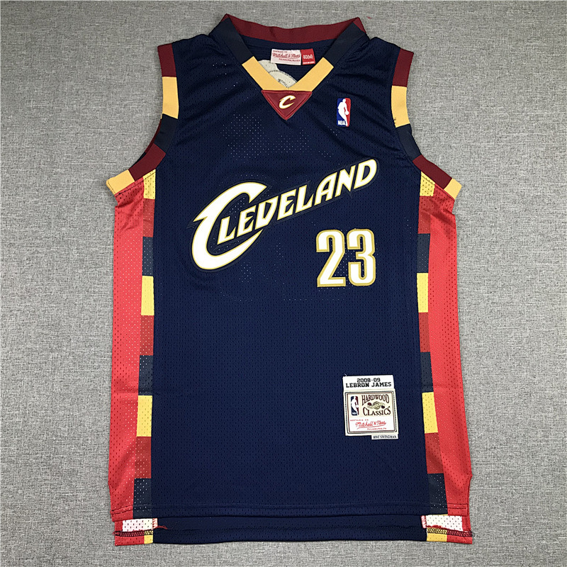 08-09 Cavaliers Retro Embroidery Jersey S-2XL