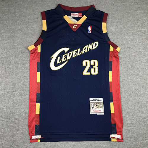 08-09 Cavaliers Retro Embroidery Jersey S-2XL