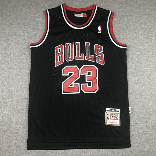 97-98 Bulls Retro Embroidery Jersey S-2XL