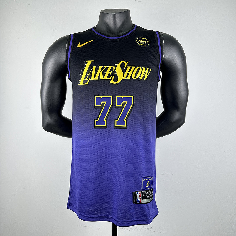 Lakers City Edition Embroidery Jersey S-2XL