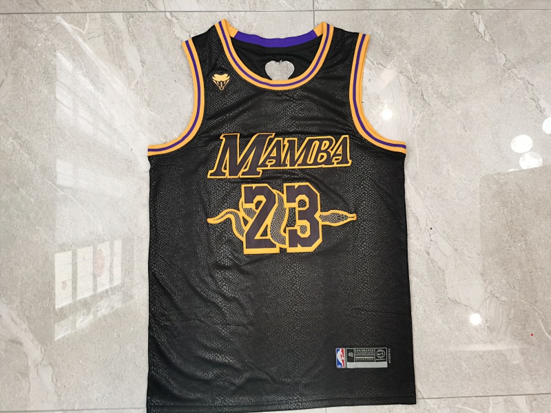 Lakers Embroidery Jersey S-2XL
