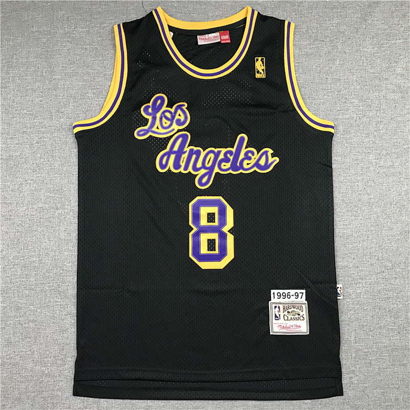 96-97 Lakers Retro Embroidery Jersey S-2XL