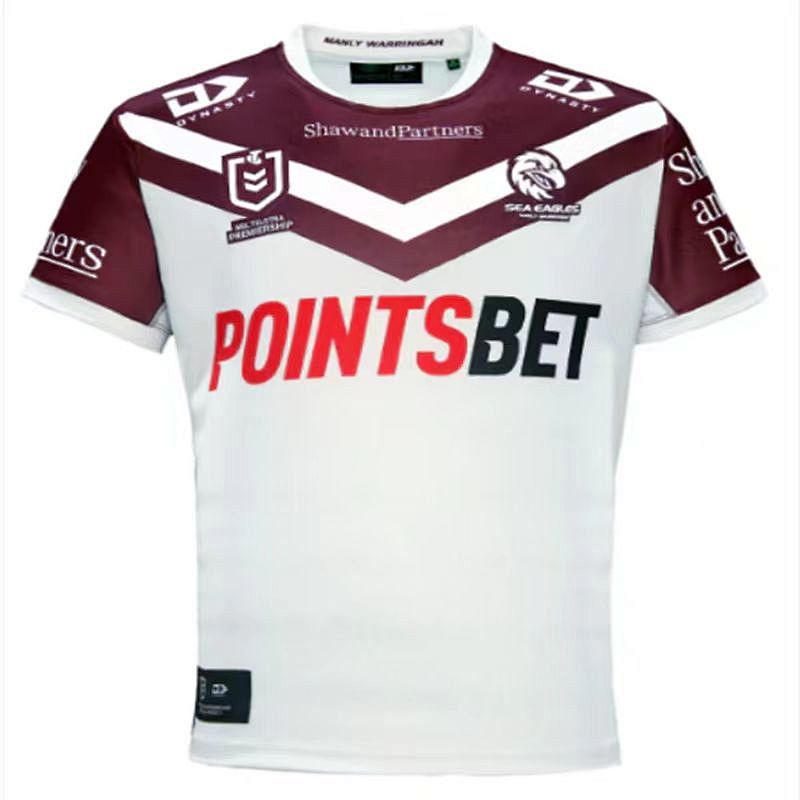 Manly-Warringah Sea Eagles Away Rugby Jerseys S-5XL S-5XL