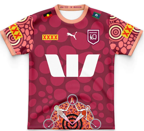 Qld Maroons Kids Rugby Jersey 16 -26
