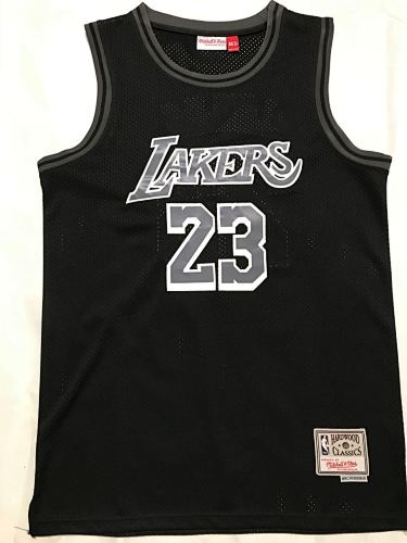 Lakers Retro Embroidery Jersey S-2XL