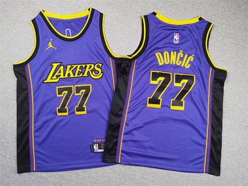 Lakers Kids Embroidery Jersey S-2XL